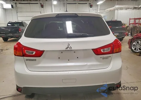 2015 Mitsubishi Outlander Sport Es from USA, damaged, VIN 4A4AP3AU3FE020444